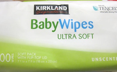 Thu hồi khăn ướt trẻ em chứa chất cấm